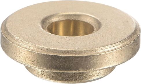 uxcell Flange Sleeve Bearings 4mm Bore 8mm OD 6mm Length 12mm Flange Dia 2mm Flange Thickness Sintered Bronze Self-Lubricating Bushing 2pcs in Saudi Arabia