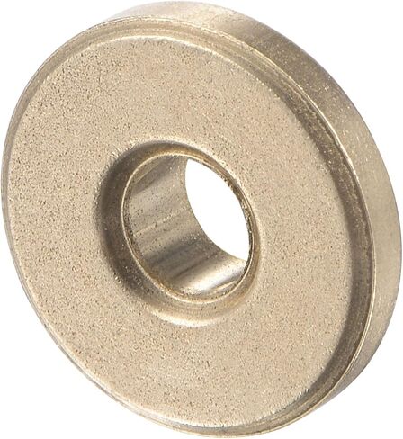 uxcell Flange Sleeve Bearings 4mm Bore 8mm OD 6mm Length 12mm Flange Dia 2mm Flange Thickness Sintered Bronze Self-Lubricating Bushing 2pcs in Saudi Arabia