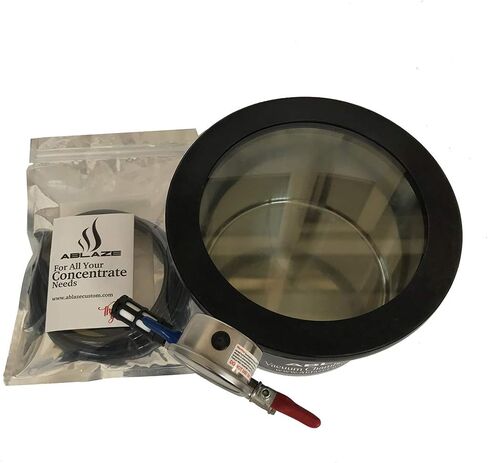 1.5 جالون غطاء من الزجاج المقسى غرفة مفرغة من الفولاذ المقاوم للصدأ مجموعة إيبوكسيات السيليكون للتفريغ من اليوريثان in Kuwait