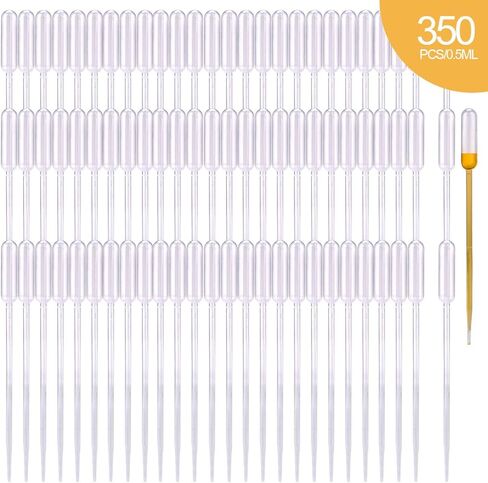 moveland 0.2ml Plastic Mini Transfer Pipettes for Liquid Mixture, 350PCS Disposable Dropper in Kuwait