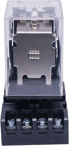 TWTADE/JTX-2C, MK2P-I DPDT Power Relay with Plug-in Terminal Socket Base, AC 110V Coil, 8 Pin 2NO 2NC (Quality Assurance for 1 Years) AC 110V in Saudi Arabia