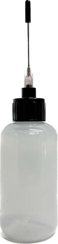 2 Pack 2 OZ Bottles with Stainless Needle Tip, Precision Tip Applicator for Gun Cleaning Oils and Solvents, Leakproof Plastic Bottles in Saudi Arabia