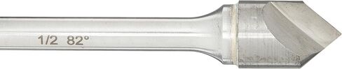أدوات القطع Kodiak KCT118974 مصنوعة في الولايات المتحدة الأمريكية من الكربيد الصلب، مزمار واحد، 82 درجة، قطر 1/2 بوصة in Saudi Arabia