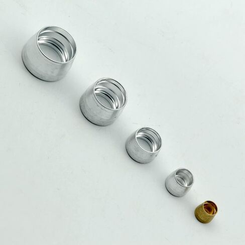 AN6 AN -6 6AN 6-AN AN-6 الألومنيوم الزيتون كم إدراج الطويق ل PTFE تفلون خرطوم نهاية المناسب محول 10 قطعة in Kuwait