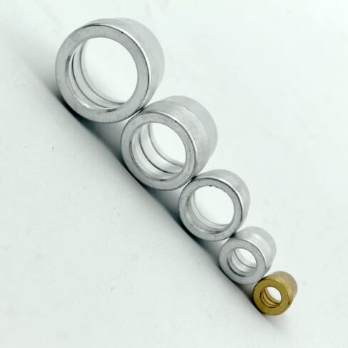 AN6 AN -6 6AN 6-AN AN-6 الألومنيوم الزيتون كم إدراج الطويق ل PTFE تفلون خرطوم نهاية المناسب محول 10 قطعة in Kuwait