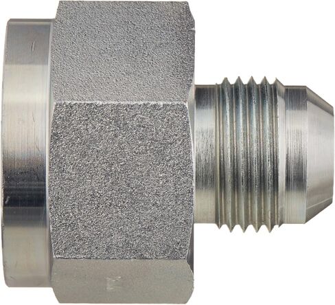 2406-16-10 مخفض مستقيم من الفولاذ غير الدوار، 1-5/16 بوصة - 12 SAE × 7/8 بوصة - 14 SAE خيط، 1 بوصة JIC أنثى × 5/8 بوصة ذكر JIC، 1.500 بوصة سداسي، 1.770 بوصة الطول in Saudi Arabia