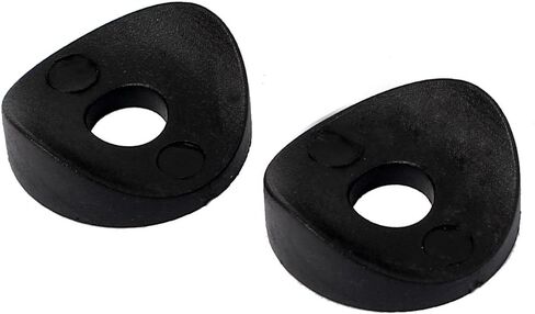 Uxcell 25 مم × 8 مم × 9 مم آلة بلاستيكية مستديرة زنبركية غسالات سطح أسود 12 قطعة in Kuwait