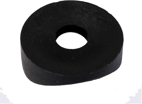 Uxcell 25 مم × 8 مم × 9 مم آلة بلاستيكية مستديرة زنبركية غسالات سطح أسود 12 قطعة in Kuwait