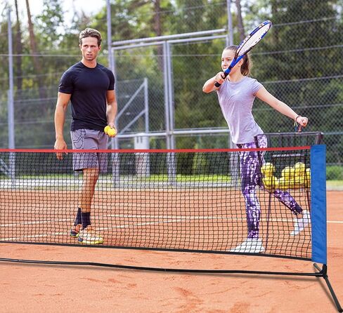 Badminton Net, Portable Badminton Net with Stand, Height Adjustable Badminton Net Set Backyard Outdoor, 10X3 FT Tennis Volleyball Net Easy Setup in Kuwait