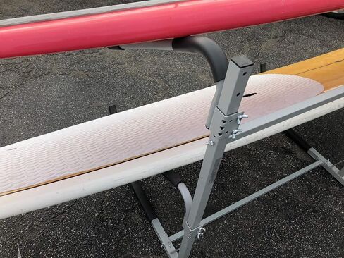 Freestanding Hybrid Storage Rack for SUPs, Surfboard and Kayak, Tools-Free Assembly in Saudi Arabia