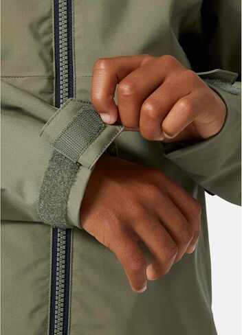 Helly-Hansen Unisex Kid's Rigging Rain Jacket, 421 Lav Green, 12 in Saudi Arabia