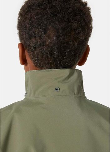 Helly-Hansen Unisex Kid's Rigging Rain Jacket, 421 Lav Green, 12 in Saudi Arabia