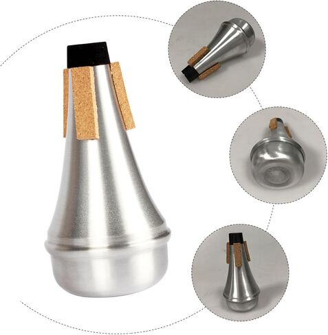 Trumpet Cup Mute Brass - Silencer Muffler for Trumpet Wind Instrument Accessories for Trumpet Stand Musical Instruments Sax Stand Trumpe in Saudi Arabia