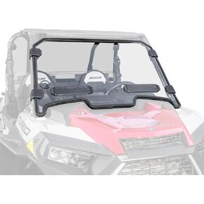 SuperATV Heavy Duty Scratch Resistant Vented Full Windshield for 2019-2023 Polaris RZR XP 1000 / XP 4 1000 | 1/4" Thick Polycarbonate | Includes Pre-installed Bulb Seal in Kuwait