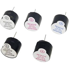 10PCS 3v 5v 12v Active Buzzer 12095 12065 Magnetic Long Continous Beep Tone 12 * 9.5mm 12 * 6.5mm(12095 5V) in Kuwait