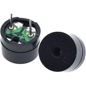10pcs 12MM*8.5MM 12085 16R Resistance Universal Passive Buzzer electromagnetic impedance 16 ohms AC / 2KHz 3V 5V 12V in Saudi Arabia