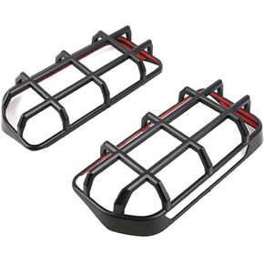 Exterior Rear Tail Light Decoration Guards Cover Bezel 21 for Ford for Bronco Badlands/Base/Big Bend/Black Diamond/Outer/Wildtrak 21-23 & Everglades/Raptor 22-23 Gloss, Fitment Tested in Saudi Arabia