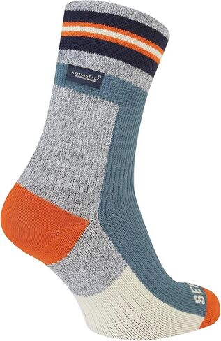 SEALSKINZ Surlingham Waterproof All Weather Ankle Length Striped Sock in Saudi Arabia