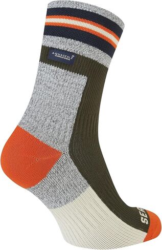 SEALSKINZ Surlingham Waterproof All Weather Ankle Length Striped Sock in Saudi Arabia