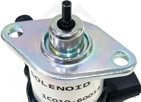 12V 1C010-60015 الملف اللولبي لإغلاق الوقود 1C010-60014 1C010-60016 1C010-60017 لـ KUBOTA V3300 V3600 V3800 محرك KX080-3 SVL90 M6800 M8540 M9000 M950 M96 M96 M9 in Saudi Arabia