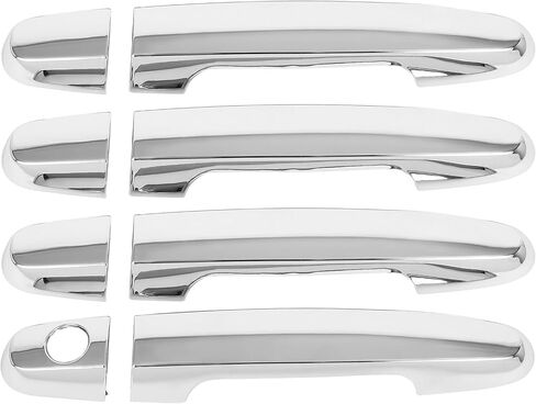 OCPTY 4PCS Door Handle Covers for 2003-2013 for Corolla 2003-2012 for Toyota Matrix 2001-2011 for RAV4 2007-2011 for Toyota Yaris Exterior Driver Side & Passenger Side Car Door Handle Trim Kit Chrome in Saudi Arabia