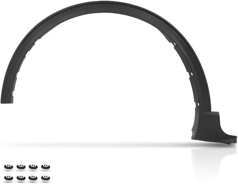 PIT66 Front Right Fender Flare Passenger Side Compatible with Ford Escape 2020-2024 LJ6Z16038AA, FO1291138 Black PP in Saudi Arabia