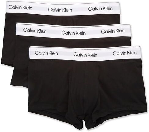 Calvin Klein underwear Men's Icon Cotton Stretch 3-Pack Low Rise Trunk in Kuwait