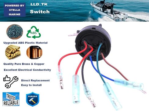 مفتاح مفتاح الإشعال يناسب Tohatsu Nissan الخارجي 8 9.8 15 20 25 30 40 50 60 70 75 80 90 115 120 140 HP 353760203 ، 353760203M ، 353-76020-3 in Saudi Arabia