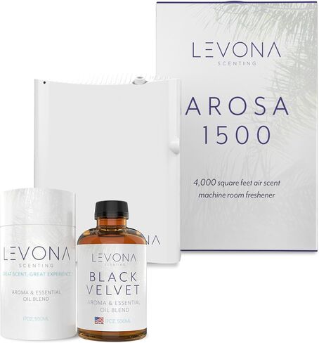 Levona Scent Lavanda 2000 Diffuser - HVAC System with Smart App Control, Scent Diffuser for Whole House, Office, Hotel, & Large Spaces - Coverage 6000 sq ft - Includes Miami Dreams 700ml Essential Oil in Saudi Arabia