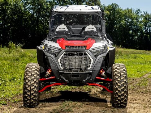 SuperATV Heavy Duty Scratch Resistant Vented Full Windshield for 2019-2023 Polaris RZR XP 1000 / XP 4 1000 | 1/4" Thick Polycarbonate | Includes Pre-installed Bulb Seal in Saudi Arabia