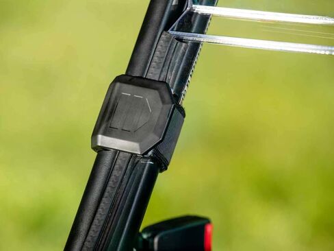 Superatv Scratch Half Half -Hindshield لـ 2021+ CFMOTO UFORCE 600 ، XR Optic Hard Coating ، 1/4 "Polycarbonate أقوى من الزجاج ، الحماية المتفوقة والأسلوب الأنيق ، الولايات المتحدة الأمريكية مصنوعة in Saudi Arabia
