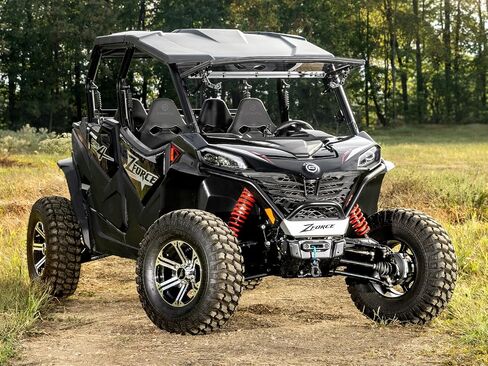 الزجاج الأمامي Superatv Scratch Resistant Flip Flip لـ CFMoto Zforce 950 Trail & Sport ، 800 Trail 2023+ ، 1/4 بوصة بولي كربونات مطلية ، يمكن إغلاقه أو تنفيسه أو فتحه بالكامل. in Saudi Arabia