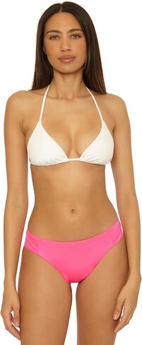 Trina Turk Women's Standard Tab Side Pants, Cheeky Coverage, Beach Cover Ups, Monaco (Point Pink), 10 in Saudi Arabia