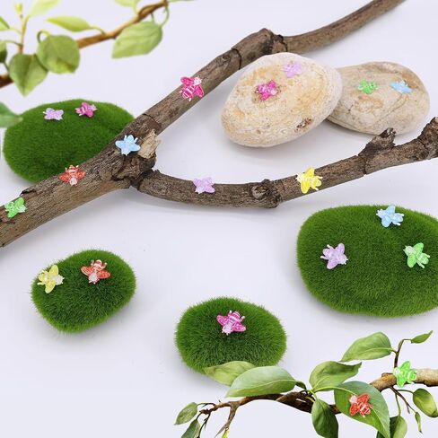120 Pieces Mini Resin Ladybug, Luminous Tiny Ladybug Miniature Figurines for Fairy Garden Dollhouse Micro Landscape Decor, Micro Resin Animals Gifts for Birthday, Christmas, Party in Saudi Arabia
