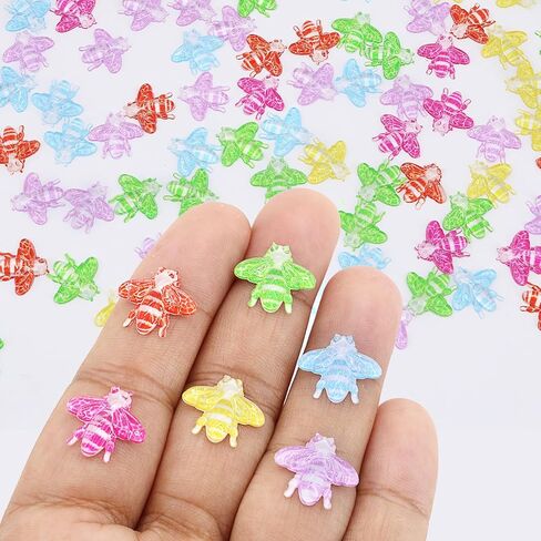 120 Pieces Mini Resin Ladybug, Luminous Tiny Ladybug Miniature Figurines for Fairy Garden Dollhouse Micro Landscape Decor, Micro Resin Animals Gifts for Birthday, Christmas, Party in Saudi Arabia
