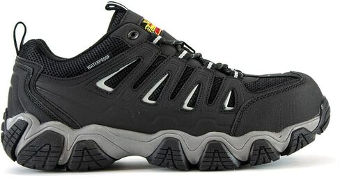 Thorogood Crosstrex Waterproof Athletic Safety Toe Work Shoes for Men - Lightweight Premium Leather and Mesh with Comfort Insole and Slip-Resistant Outsole; ASTM Rated in Saudi Arabia