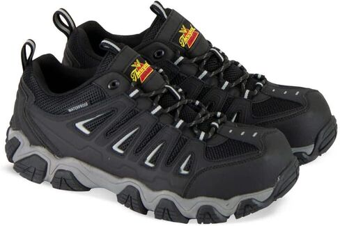 Thorogood Crosstrex Waterproof Athletic Safety Toe Work Shoes for Men - Lightweight Premium Leather and Mesh with Comfort Insole and Slip-Resistant Outsole; ASTM Rated in Saudi Arabia