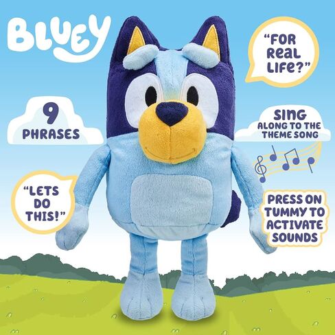 Bluey 17143 SFX, Feature, Interactive, Talking, 13" Plush, 17137 in Saudi Arabia