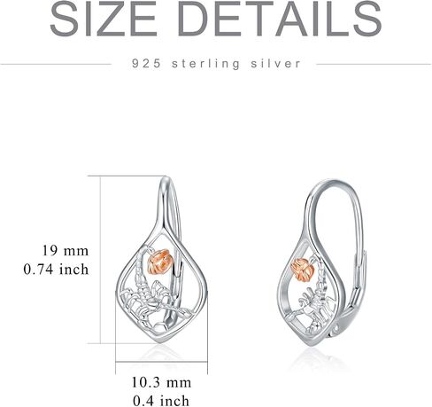 925 sterling الفضة الفضية hypoallergenic stud stud hoop leverback أقراط الديناصور/البقرة/الضفدع/الراكون/الزرافة/الأخطبوط/كورجي أقراط المجوهرات للنساء in Kuwait