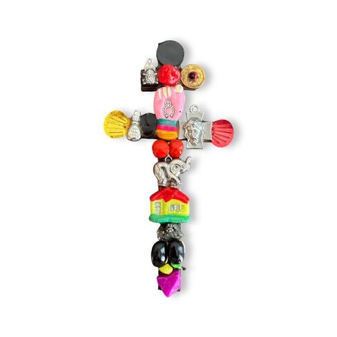 Handmade Caravaca Cross - Cruz de Caravaca - Religious amulet - Double crucifix in Saudi Arabia