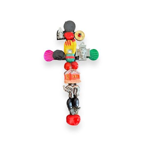 Handmade Caravaca Cross - Cruz de Caravaca - Religious amulet - Double crucifix in Saudi Arabia