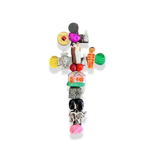 Handmade Caravaca Cross - Cruz de Caravaca - Religious amulet - Double crucifix in Saudi Arabia