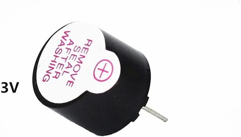 10PCS 3v 5v 12v Active Buzzer 12095 12065 Magnetic Long Continous Beep Tone 12 * 9.5mm 12 * 6.5mm(12095 5V) in Saudi Arabia
