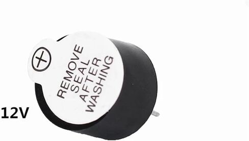 10PCS 3v 5v 12v Active Buzzer 12095 12065 Magnetic Long Continous Beep Tone 12 * 9.5mm 12 * 6.5mm(12095 5V) in Kuwait
