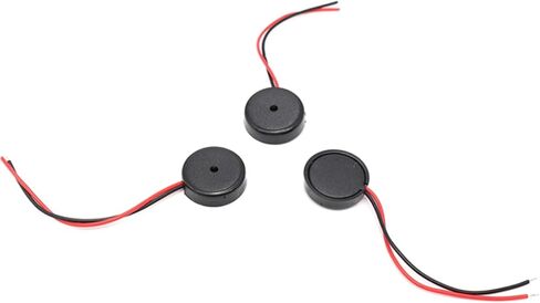 100pcs 1404 السلبي piezoelectric wire buzzer 14 * 4mm ac مع صياغة أداة استهلاك الطاقة المنخفضة الأسلاك in Saudi Arabia