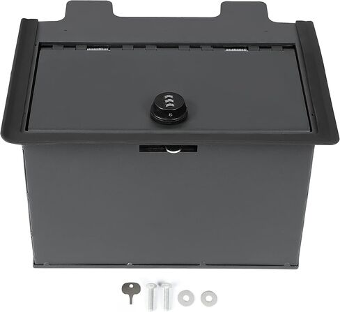 CUFU CENTER CENTONE CONSOLE SAFE GUN BOX متوافق مع 2019-2023 CHEVY CHEVROLET SILVERADA GMC SIERRA 1500 2500 3500 استبدال لـ 84081567 Console Locking Storage مع مرور التحرير والسرد المكون من 3 أرقام in Saudi Arabia