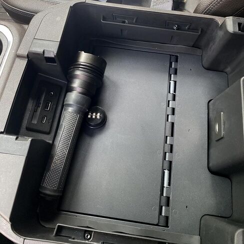 CUFU CENTER CENTONE CONSOLE SAFE GUN BOX متوافق مع 2019-2023 CHEVY CHEVROLET SILVERADA GMC SIERRA 1500 2500 3500 استبدال لـ 84081567 Console Locking Storage مع مرور التحرير والسرد المكون من 3 أرقام in Saudi Arabia