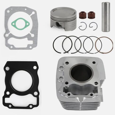 150cc Cylinder Barrel Piston Rings Gasket Top End Kit 57.3mm For HONDA CRF150F CRF 150 F 2006-2017 XR150 XR150L XR150LEK Shadow 2014-2018 in Saudi Arabia