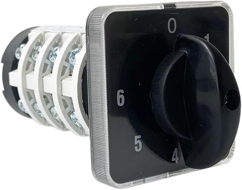 Electric control switch 4 knots 20A 0-6 position Universal changeover rotary cam switch interruptor HZ5B-20/4 in Saudi Arabia