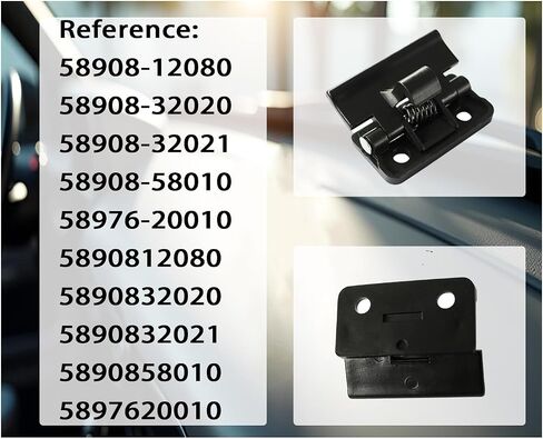 2PCS 5890812080 5890832020 5890832021 5890858010 5897620010 ABS Center Console Lid Latch Compatible with 2010-2019 1984-1989 Toyota 4Runner 2006-2012 2014-2016 RAV4 2007-2016 Yaris in Saudi Arabia